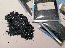 Load image into Gallery viewer, Midnight holographic glitter mix
